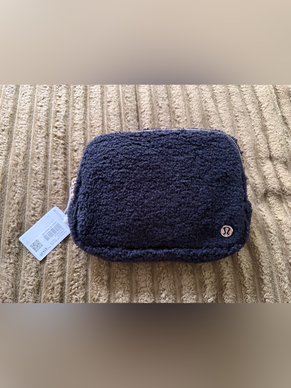 lululemon athletica Black Sherpa Crossbody Pouch